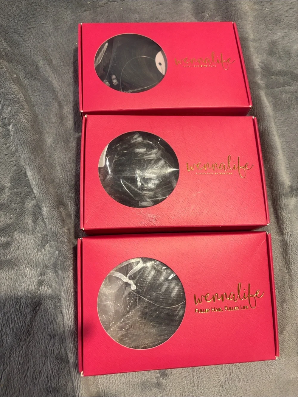 Brand new micro ring human hair extensions.